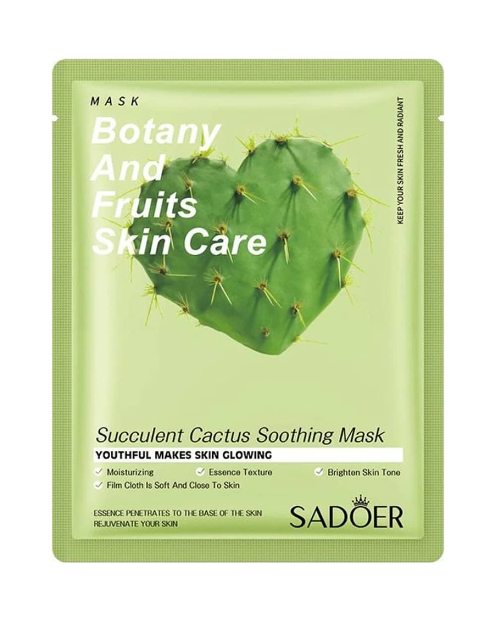 ماسک صورت سادور مرطوب کننده حاوی کاکتوس 25gr