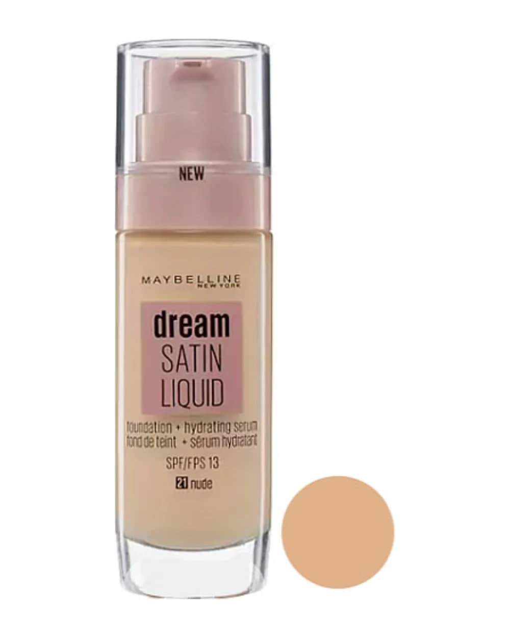 کرم پودر مایع Dream Satin میبلین 30ml