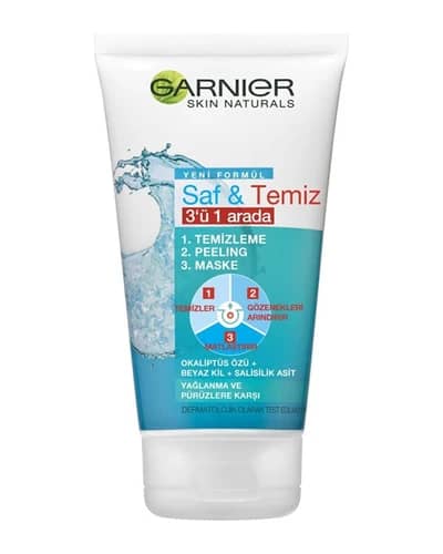 پاک کننده 3 منظوره Pure active گارنیه 50ml