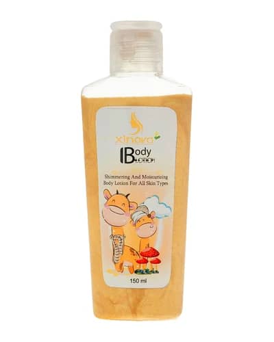 لوسیون براق کننده بدن طرح زرافه ژینووا 150ml