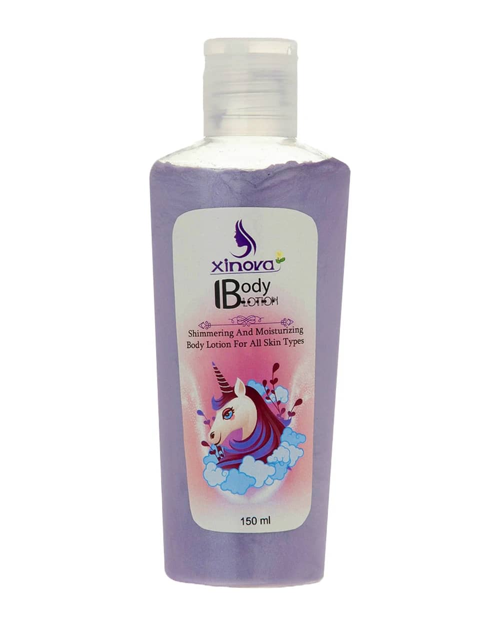 لوسیون براق کننده بدن طرح یونی کورن ژینووا 150ml