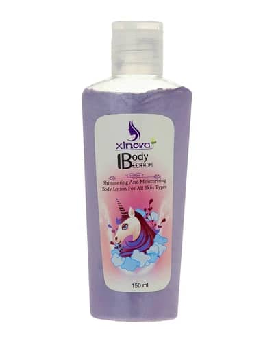 لوسیون براق کننده بدن طرح یونی کورن ژینووا 150ml