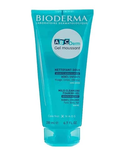 ژل شستشوی سر و بدن کودک ABCDerm بایودرما 200ml