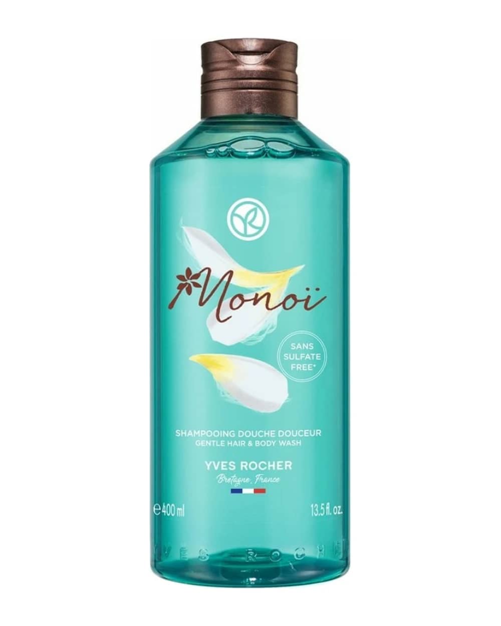 شامپو فاقد سولفات سر و بدن Monoi ایوروشه 400ml