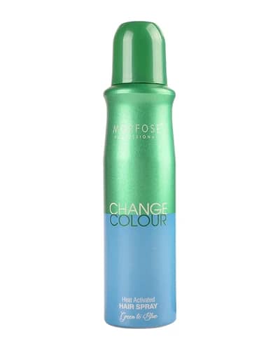 اسپری حرارتی رنگ مو سبز و آبی مورفوس 150ml