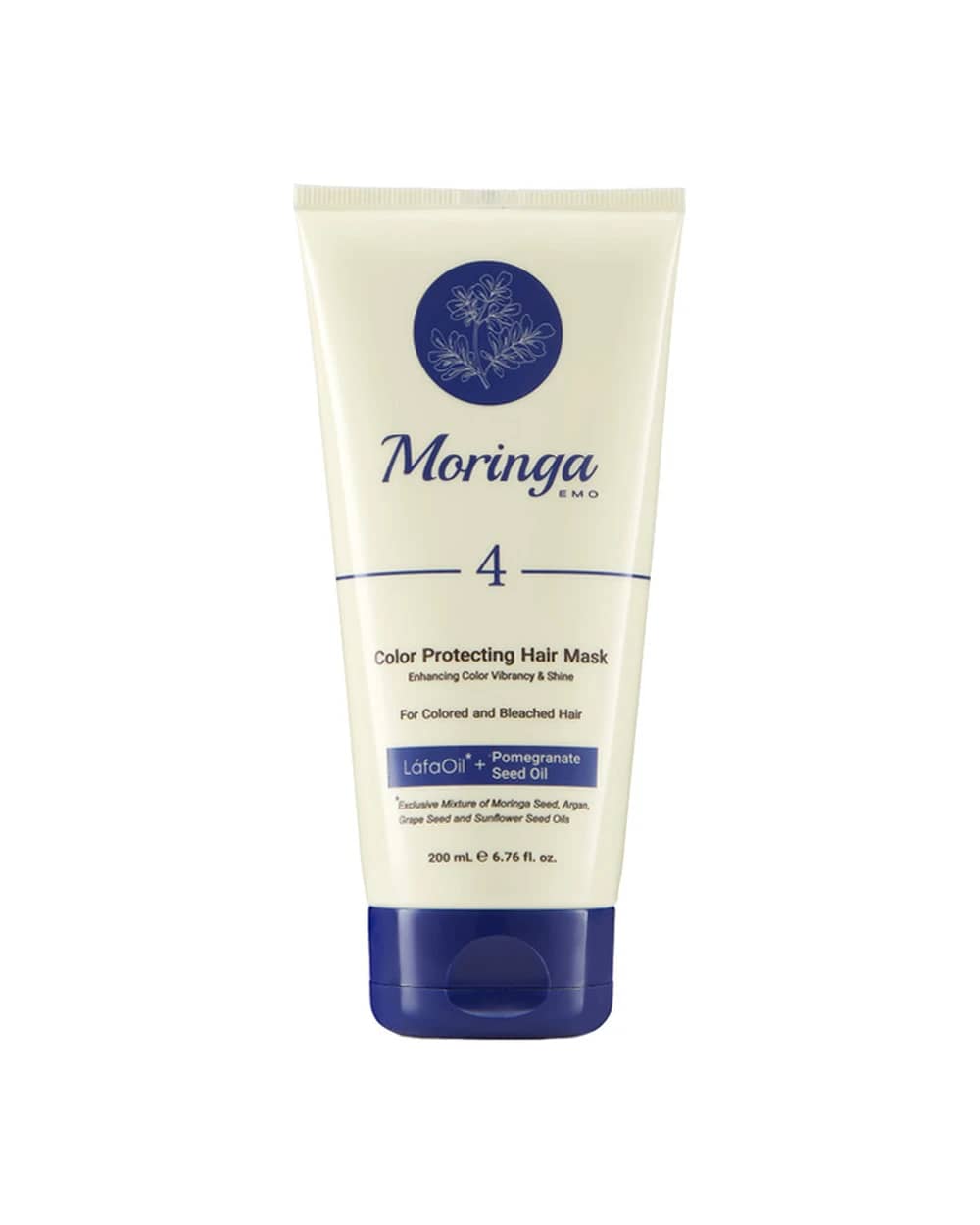 ماسک موهای رنگ شده و دکلره 4 مورینگا امو 200ml