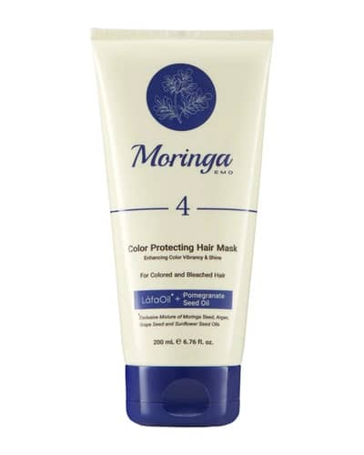 ماسک موهای رنگ شده و دکلره 4 مورینگا امو 200ml