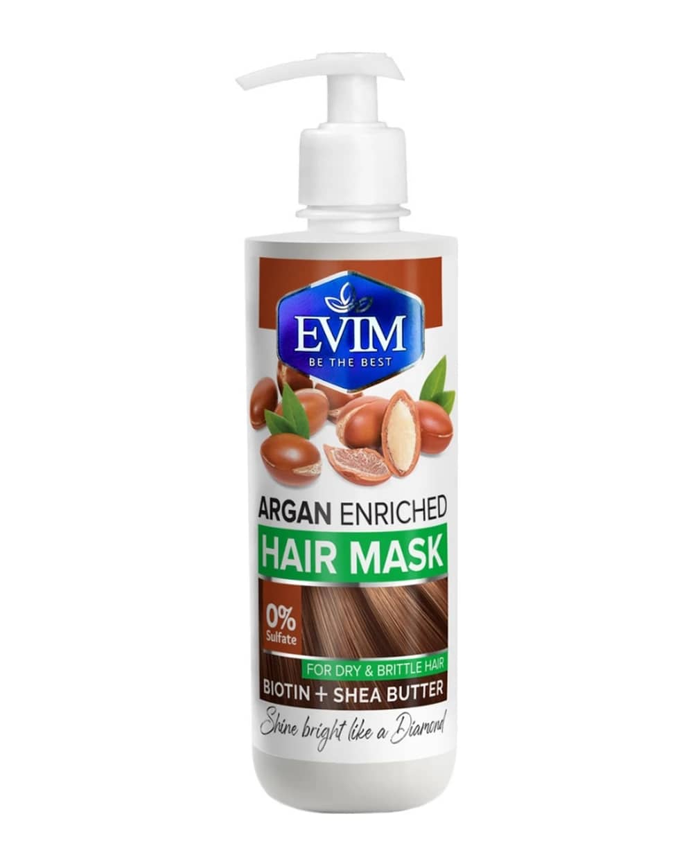 ماسک مو فاقد سولفات روغن آرگان ایویم 400ml