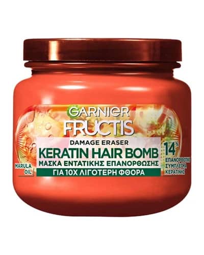 ماسک مو کراتینه گارنیه Keratin Hair Bomb