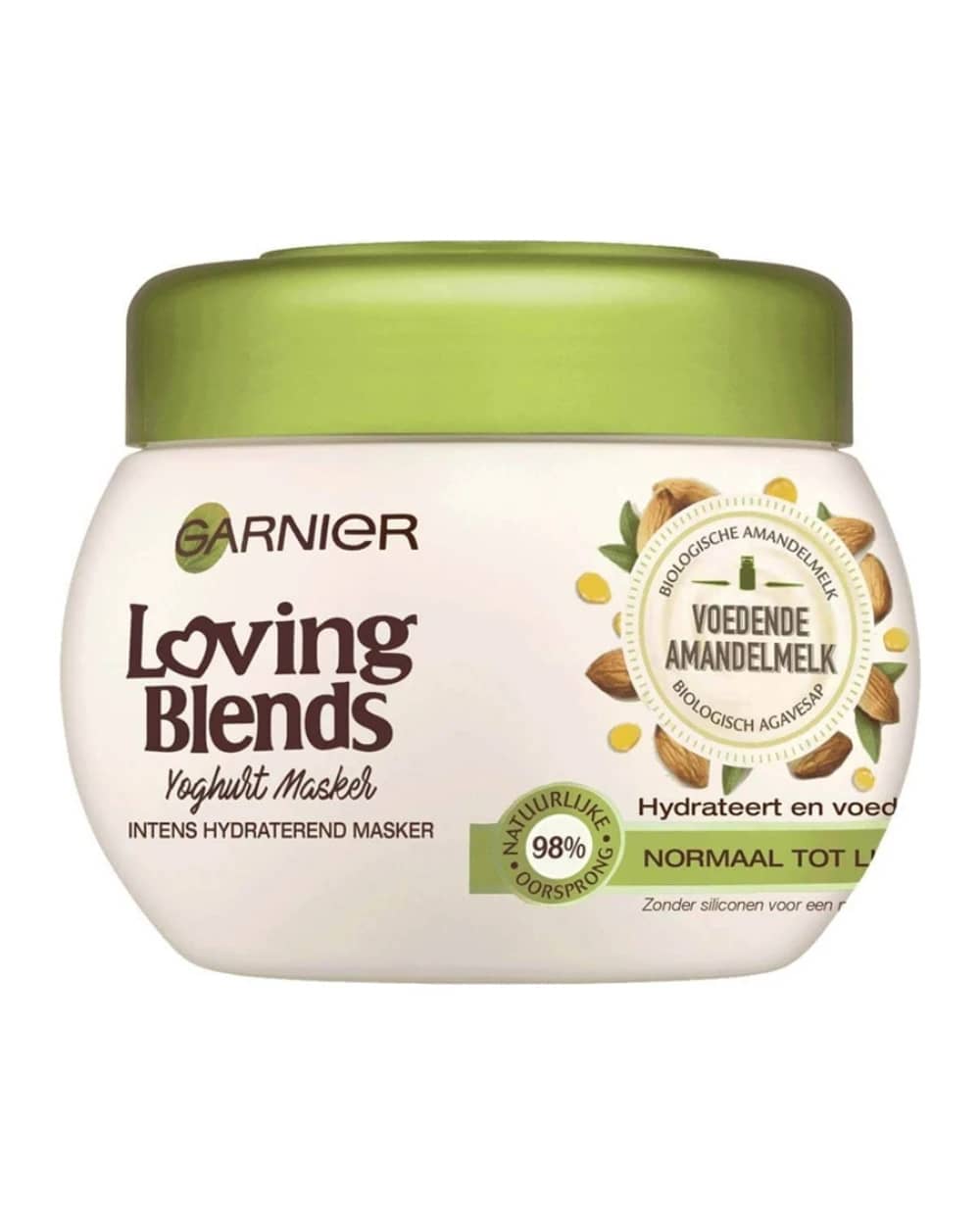 ماسک مو تقویت کننده عصاره ماست و بادام Loving Blends گارنیه 300ml