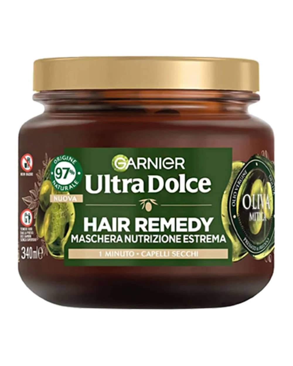 ماسک مو مغذی روغن زیتون گارنیه Ultra Dolce Oliva