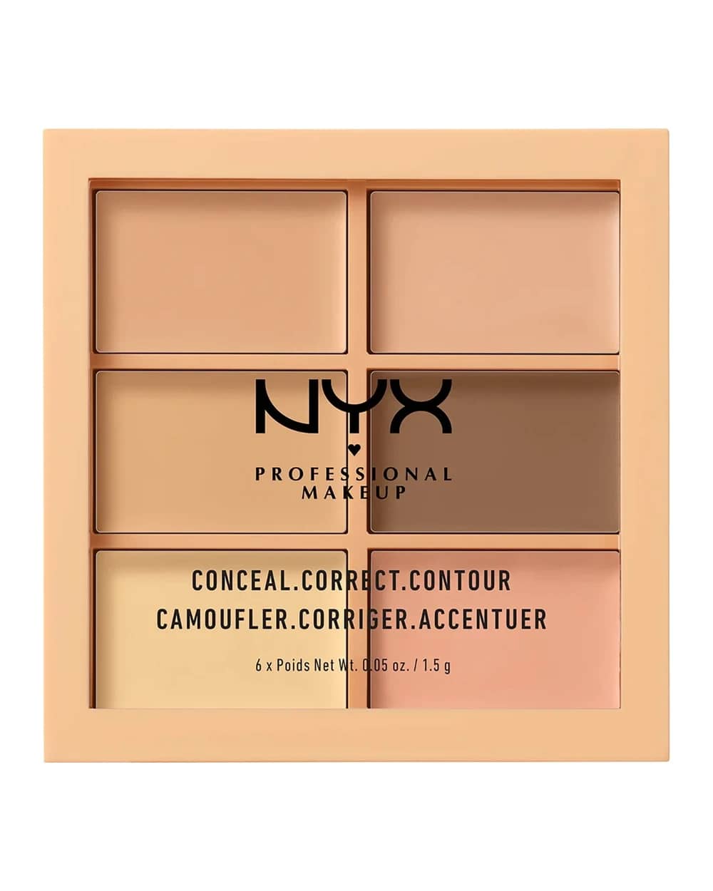 NYX Professional Makeup 3C Palette - Conceal, Correct, Contour - Light