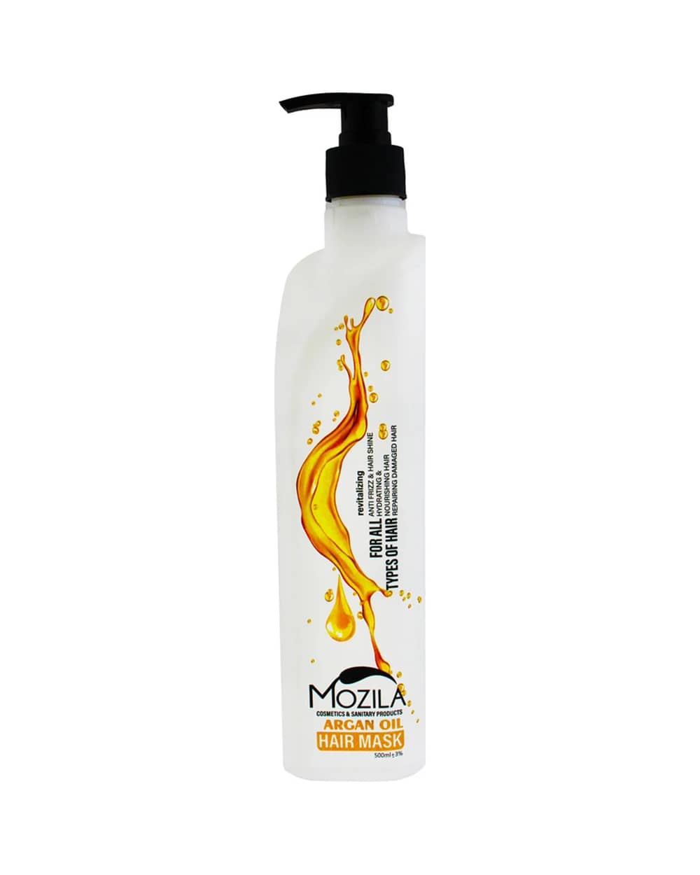 ماسک مو ترمیم کننده فاقد سولفات حاوی روغن آرگان موزیلا 500ml