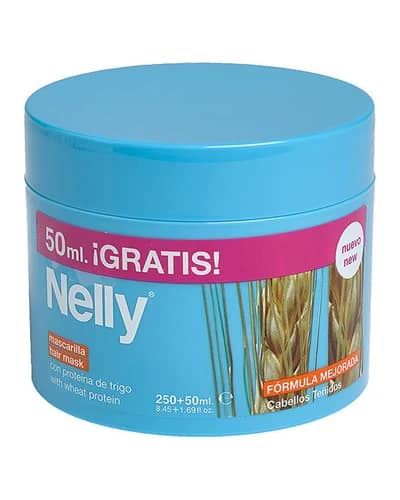 ماسک تقویت کننده موهای رنگ شده عصاره گندم نلی 300ml