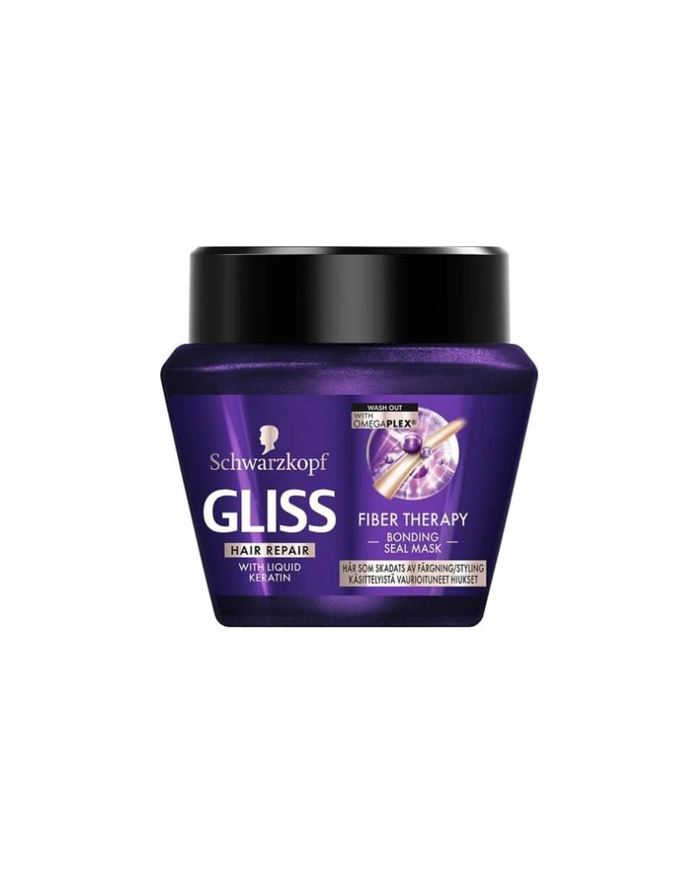 ماسک مو ترمیم کننده Fiber Therapy گلیس شوارتسکف 300ml