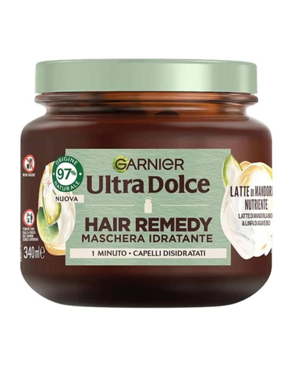 ماسک مو آبرسان گارنیه شیر بادام 340ml Garnier Ultra Dolce