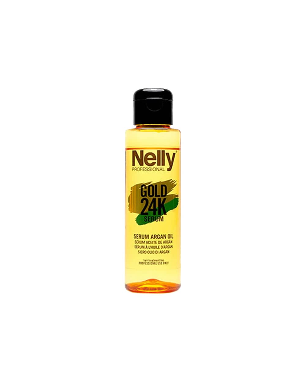 سرم ضد موخوره و ترمیم کننده حاوی روغن آرگان و کراتین Gold 24k نلی 100ml