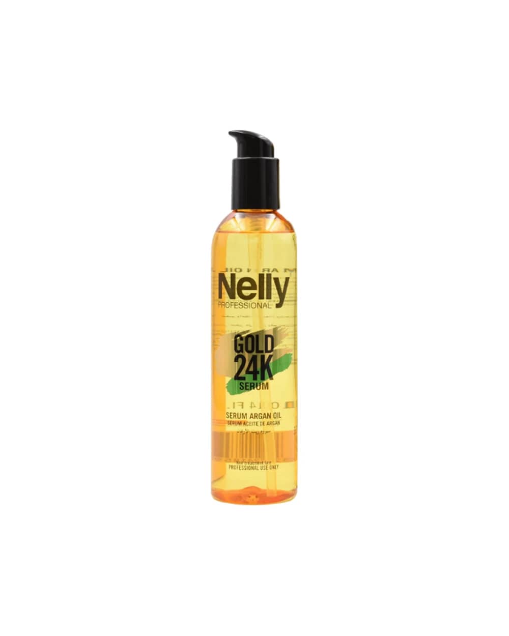 سرم ضد موخوره و ترمیم کننده حاوی روغن آرگان و کراتین Gold 24K نلی 300ml