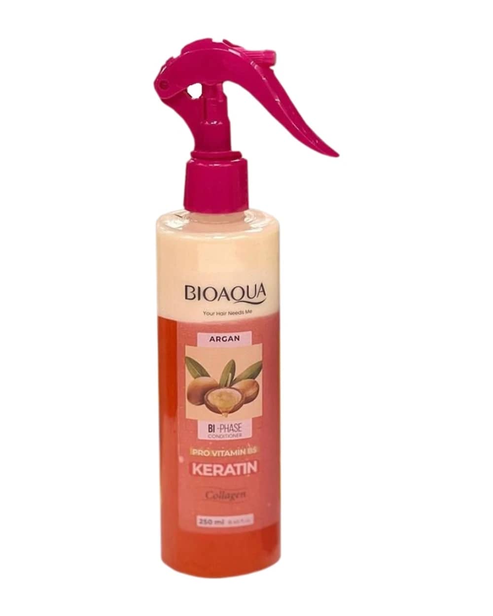 اسپری مو دو فاز بایوآکوا حاوی روغن آرگان 250ml