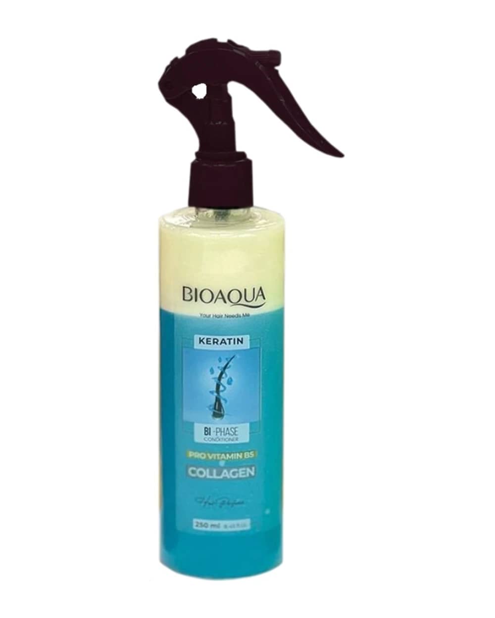 اسپری مو دو فاز بایوآکوا حاوی کراتین 250ml