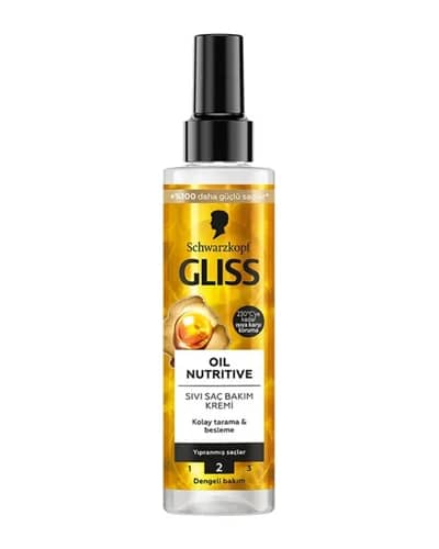اسپری دو فاز گلیس موهای آسیب دیده Oil Nutritive