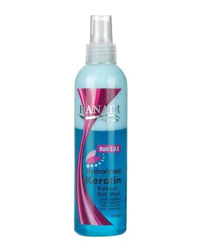 اسپری دو فاز ترمیم کننده آبی کراتین هانادی 200ml