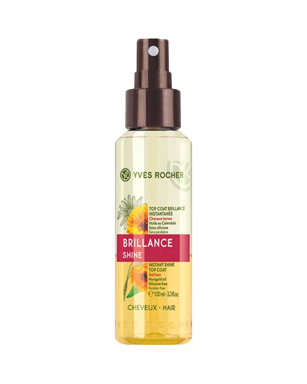 اسپری دو فاز تقویت و درخشان کننده موهای خشک ایوروشه 100ml