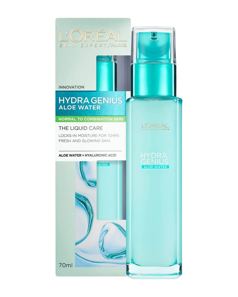 L'Oréal Paris Hydra Genius Liquid Care Idratante per Pelle da Normale a Mista 70 ml