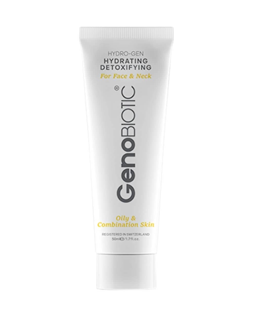کرم رطوبت رسان صورت و گردن پوست های چرب و مختلط ژنوبایوتیک 50ml