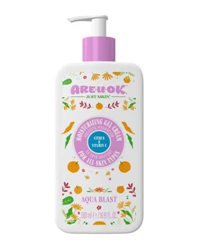 ژل کرم آبرسان آر یو اکی ویتامین سی و گریپ فروت 500ml
