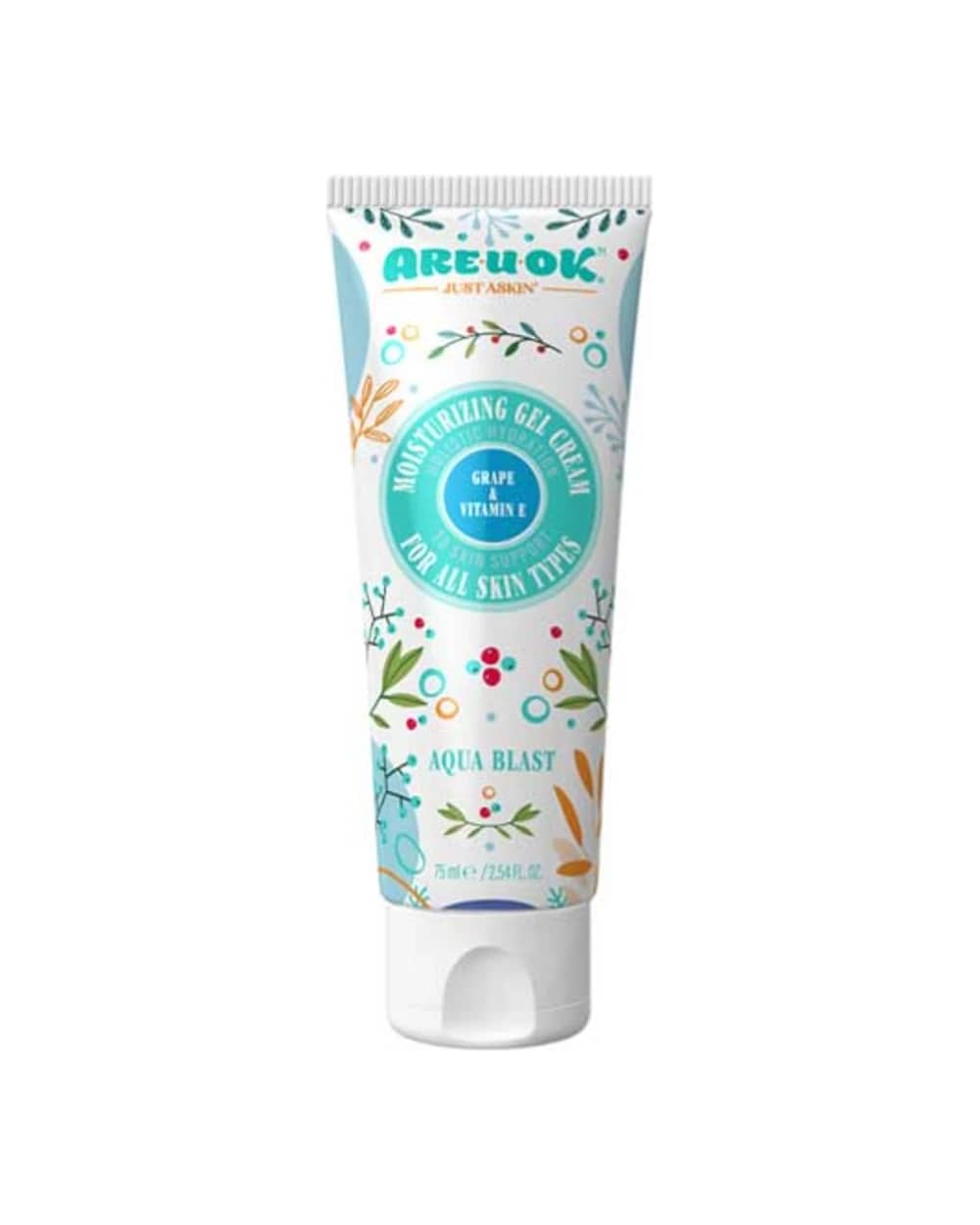 ژل کرم آبرسان آر یو اکی انگور و ویتامین 75ml E