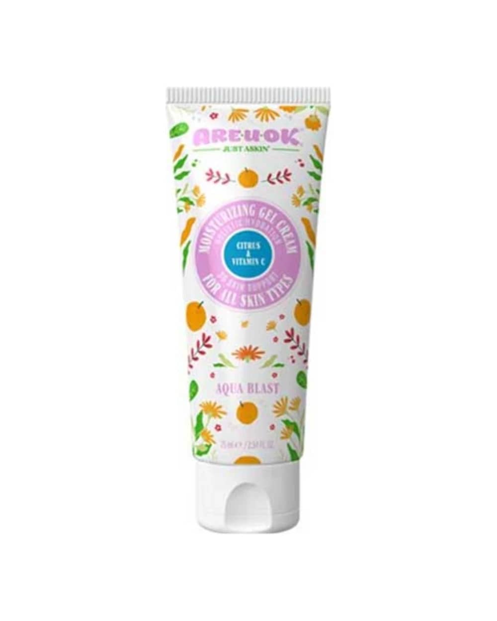 ژل کرم آبرسان آر یو اکی ویتامین سی و گریپ فروت 75ml