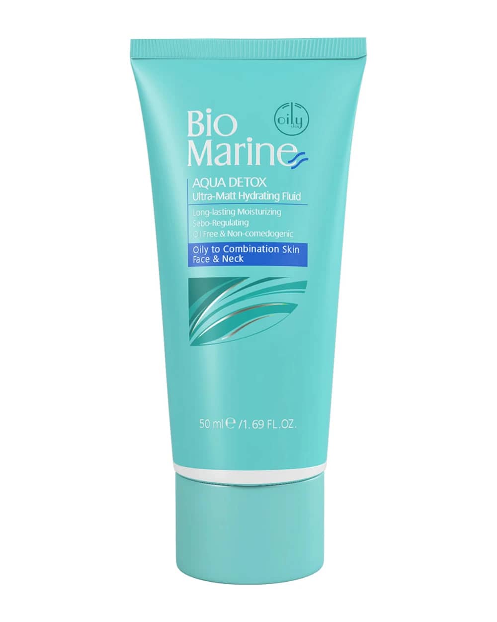 فلوئید رطوبت رسان و مات کننده پوست بایومارین Aqua Detox