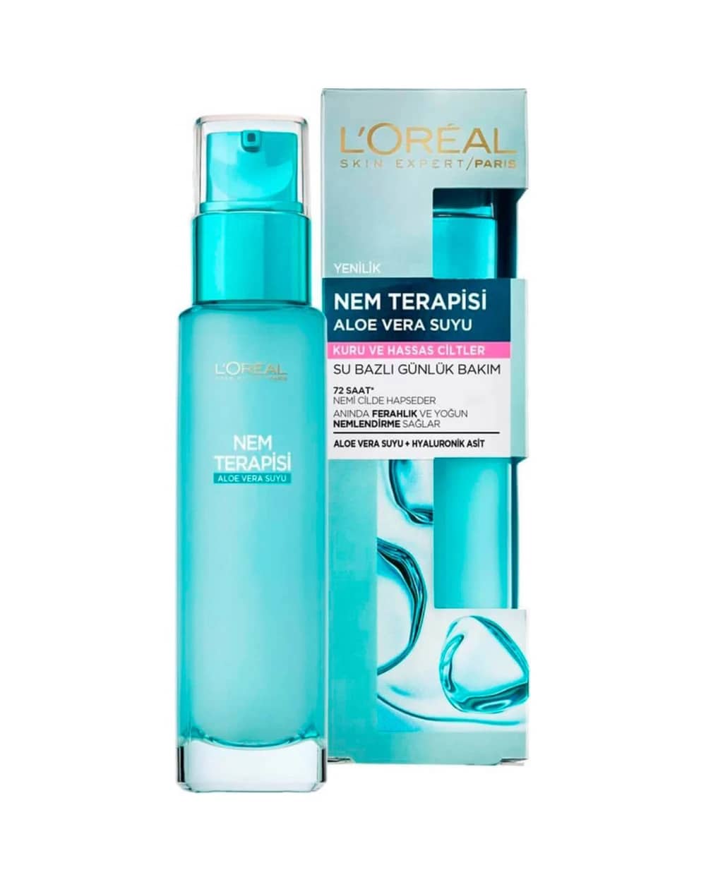 آبرسان پوست خشک و حساس هیدرا جنیوس لورال 70ml