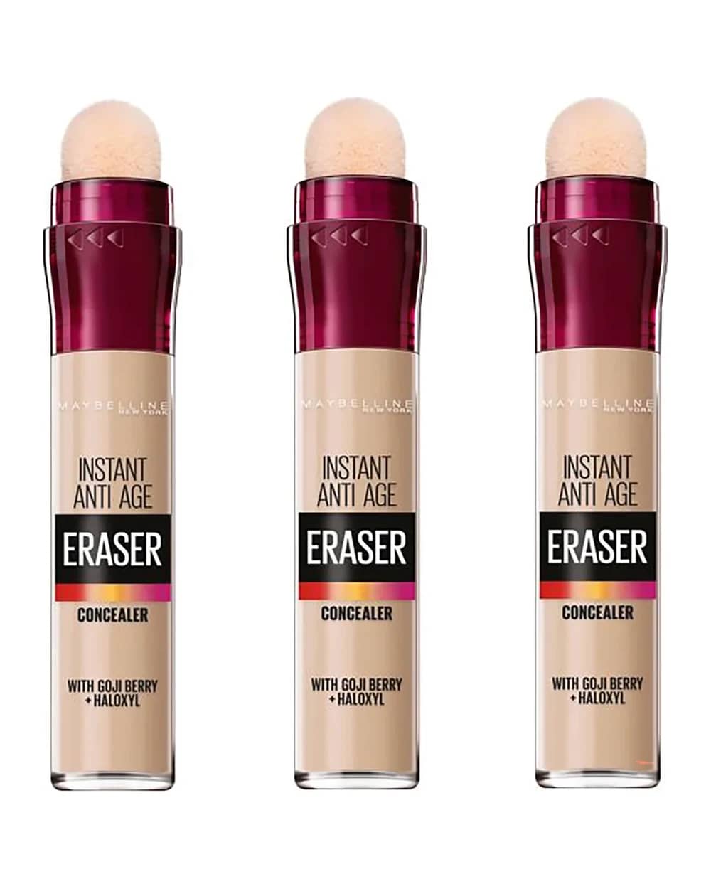 Maybelline Eraser Eye Concealer Light x 3