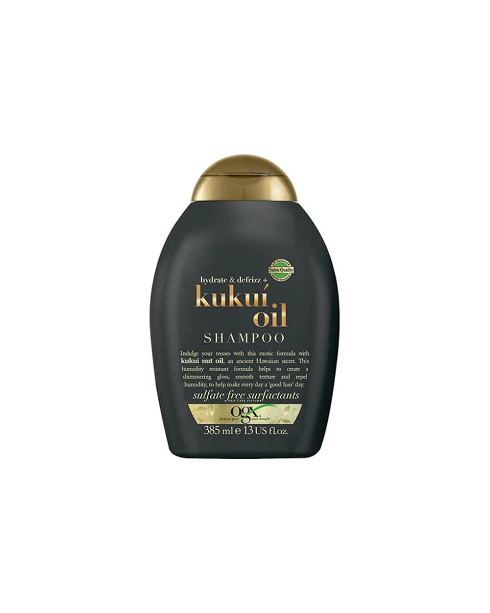 شامپو فاقد سولفات آبرسان و ضد وز Kukui Oil او جی ایکس 385ml
