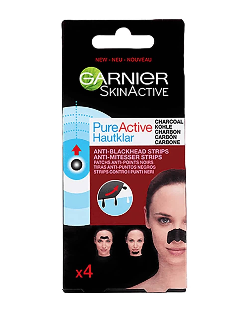 Garnier Pure Active Intensive Cerotti al Carbone Attivo Anti-punti Neri