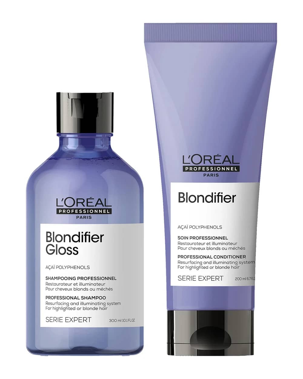 L'Oréal Professionnel Serie Expert Blondifier Gloss duo shampoo e balsamo illuminanti per capelli biondi