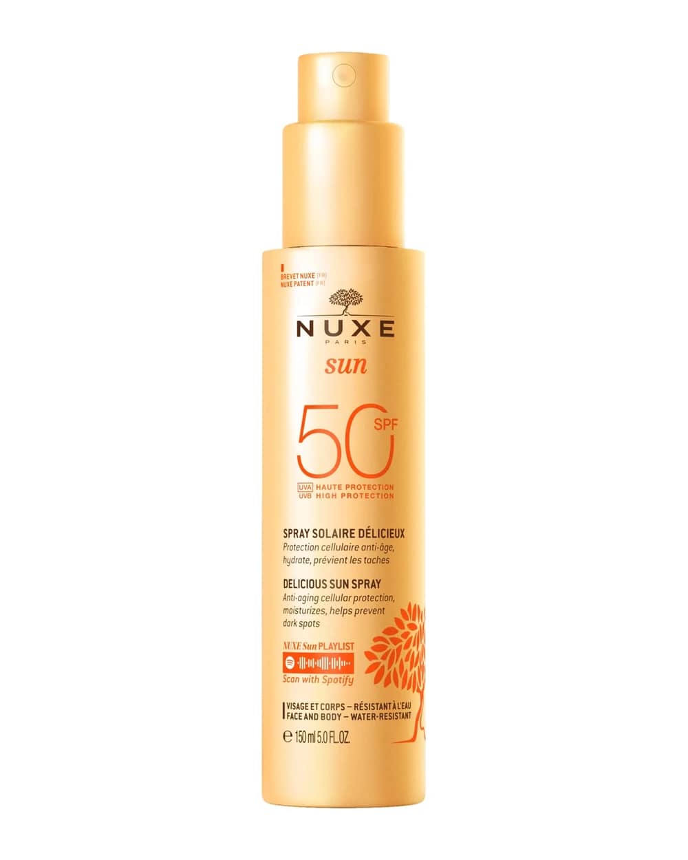 NUXE Face and Body Delicious Sun Spray SPF 50 150ml