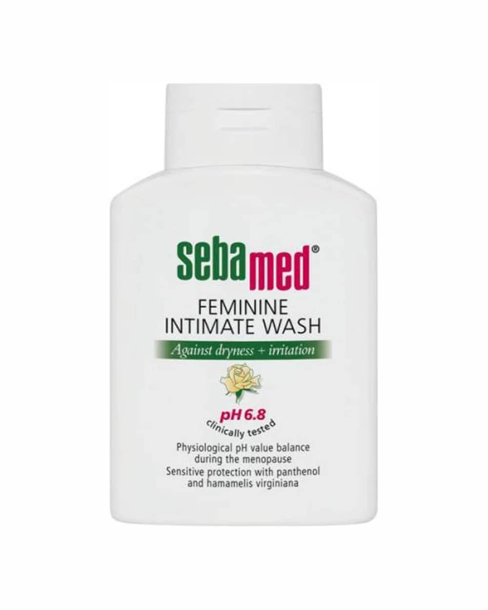 ژل بهداشتی بانوان سبامد مدل Against dryness+irritation حجم 200 میلی لیتر