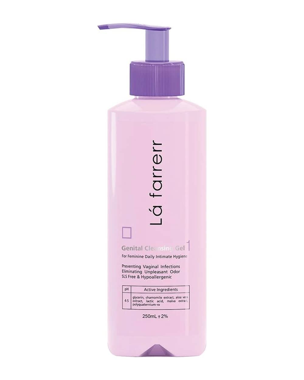ژل بهداشتی بانوان مناسب دوشیزگان و بانوان لافارر 250ml