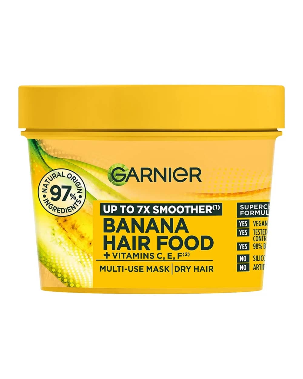 Garnier Ultimate Blends Hair Food Banana Maschera Rivitalizzante per Capelli Secchi 3 in 1 390 ml
