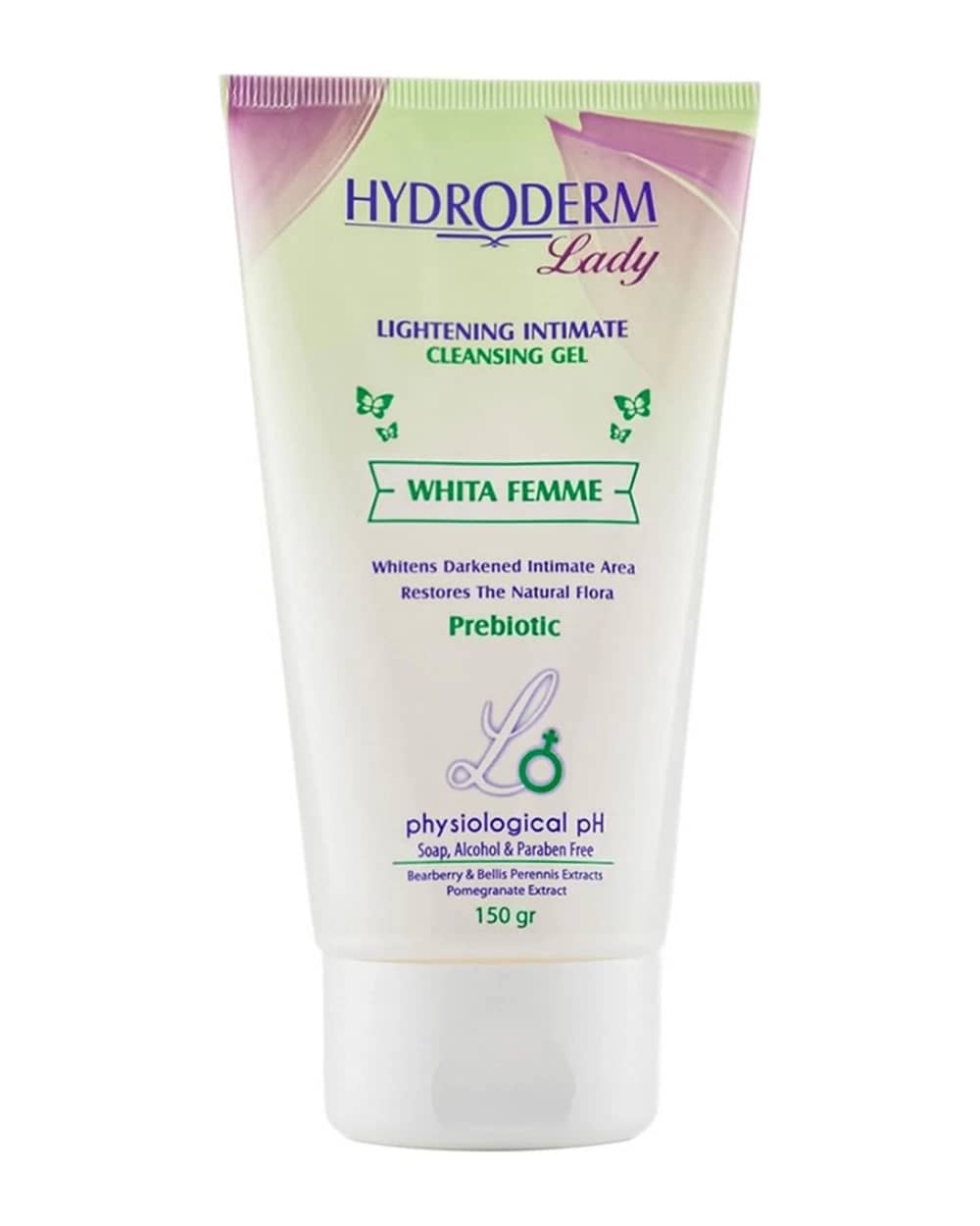 ژل بهداشتی بانوان هیدرودرم روشن کننده 150ml
