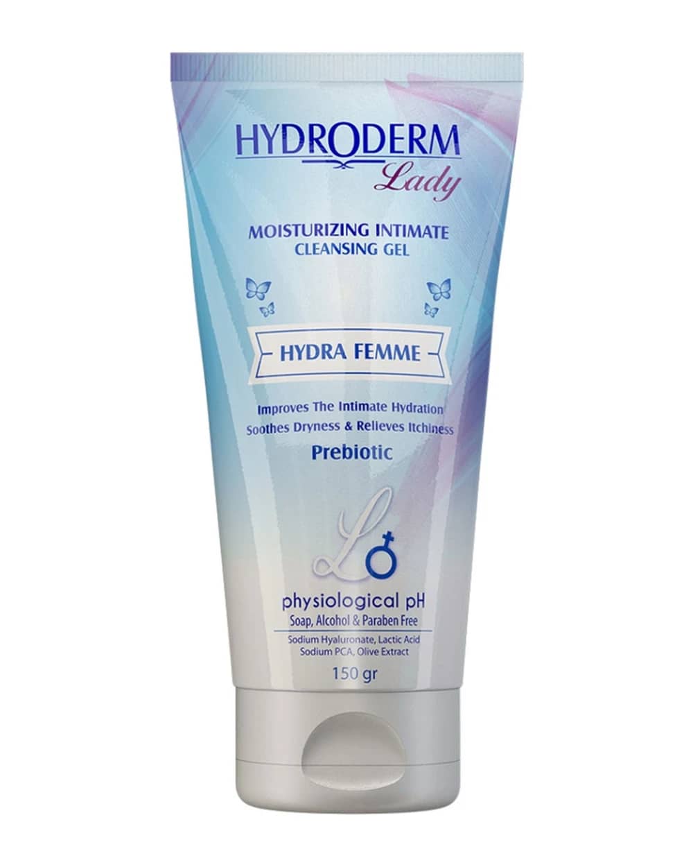 ژل بهداشتی بانوان هیدرودرم مرطوب کننده 150ml