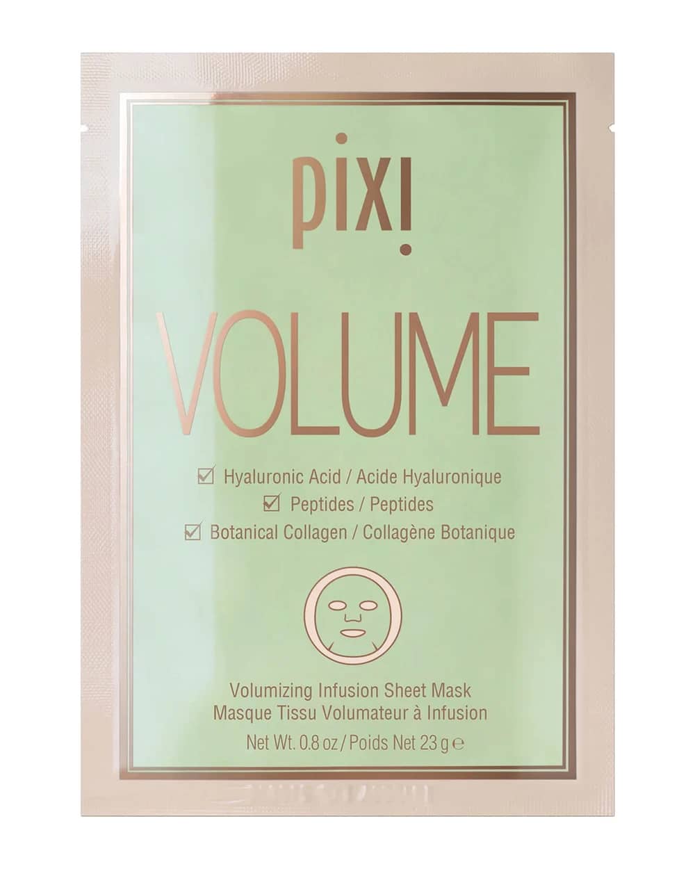 PIXI VOLUME maschera in tessuto booster di collagene (confezione da 3)