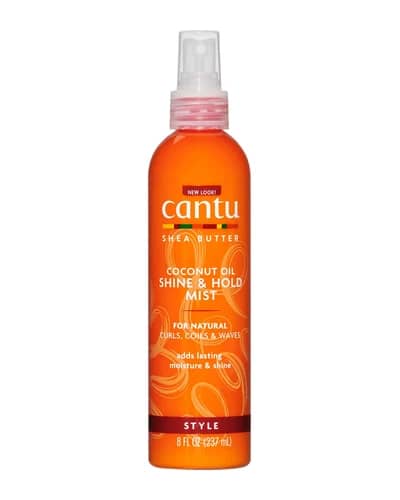 Cantu Shea Butter for Natural Hair Shine & Hold Spray all'Olio di Cocco per Ricci 237 ml