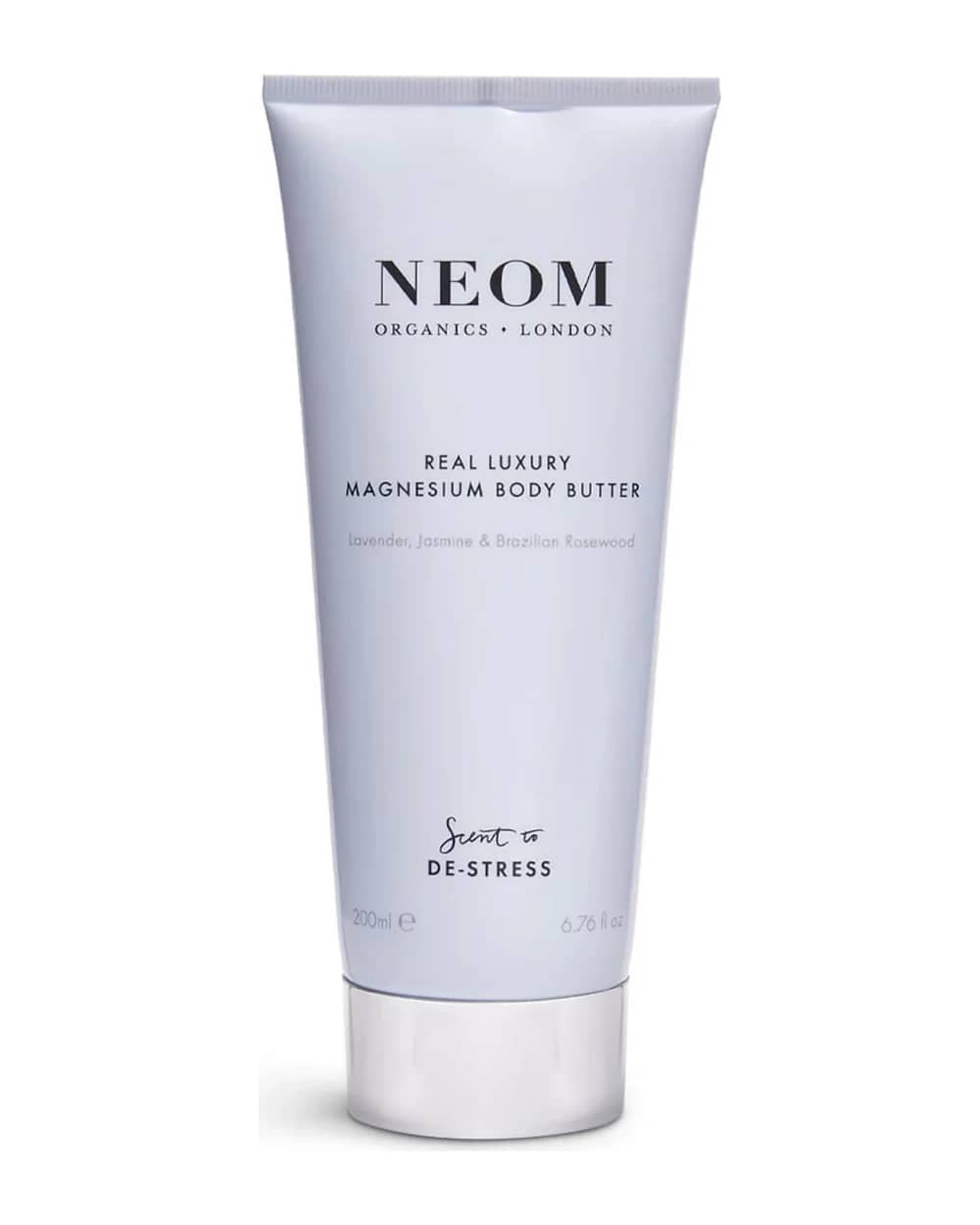 NEOM Real Luxury De-Stress burro corpo con magnesio 200 ml