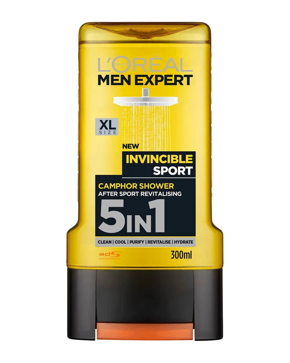 L'Oréal Men Expert Invincible Sport 5-in-1 Gel Doccia 300 ml