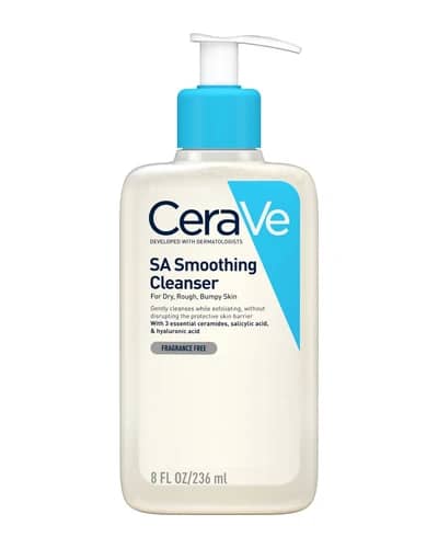 CeraVe SA Smoothing Detergente con Acido Salicilico per Pelle Secca, Ruvida & Irregolare
