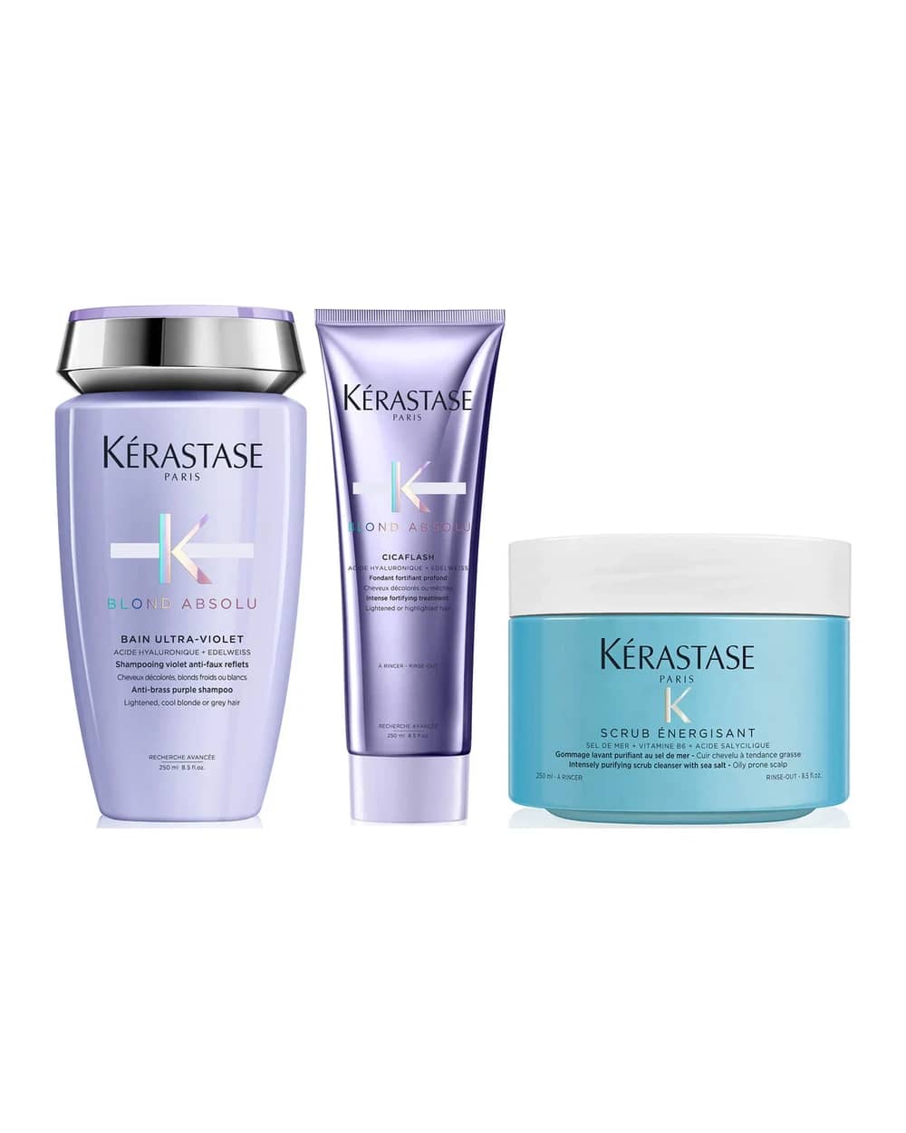 Kérastase Blond Absolu and Energising Scrub Trio 250ml
